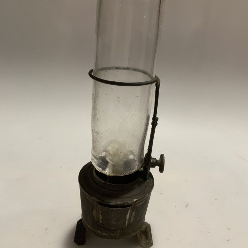 Lámpara de alcohol o de espíritu para empalmar película cinematográfica