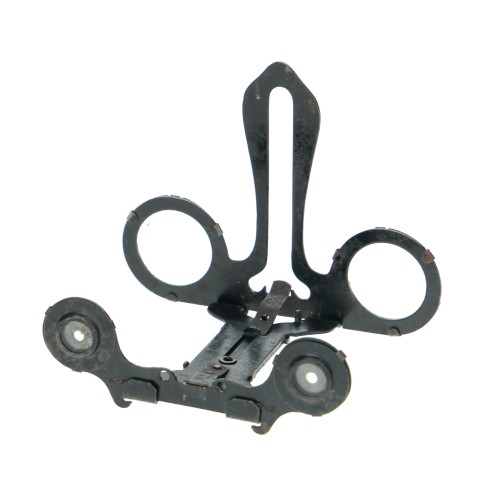 Visor estereoscópico plegable de mano frances  (siglo XIX)