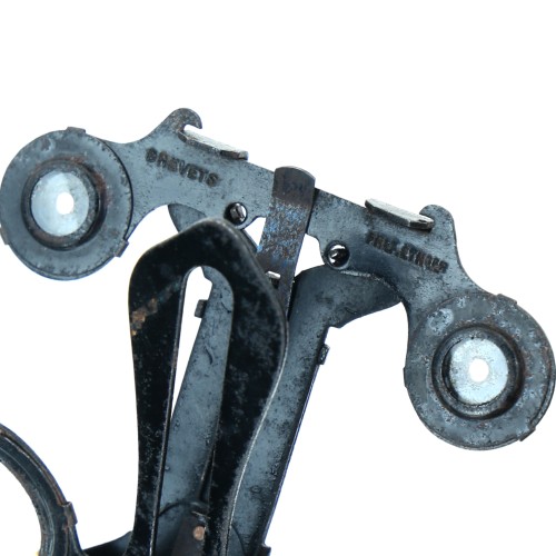 Visor estereoscópico plegable de mano frances  (siglo XIX)