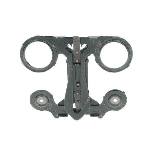 Visor estereoscópico plegable de mano frances  (siglo XIX)