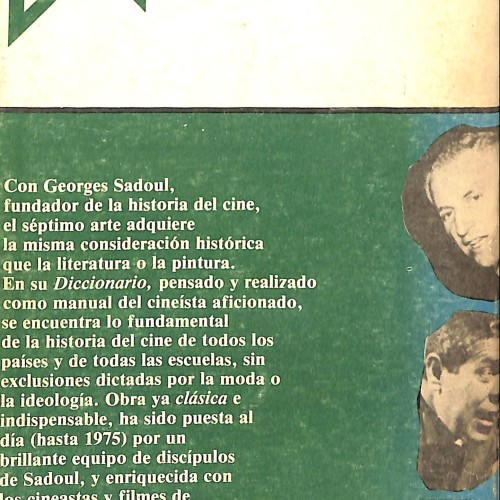 Libro - Diccionario del Cine. Cineastas - Georges Sadoul