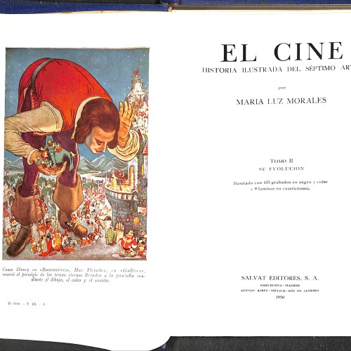 Libro - El Cine. Historia ilustrada del Séptimo Arte – Tomo II: Su evolución - María Luz Morales