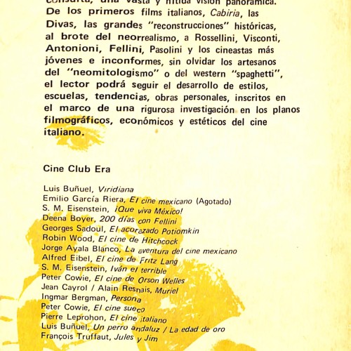 Libro - El cine italiano - Pierre Leprohon