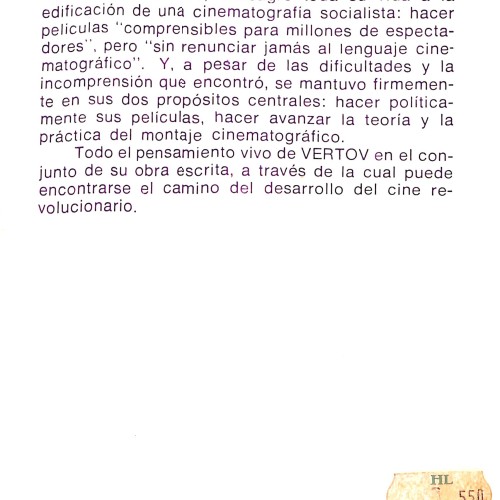 Dziga Vertov. Artículos, proyectos y diarios de trabajo, Dziga Vertov