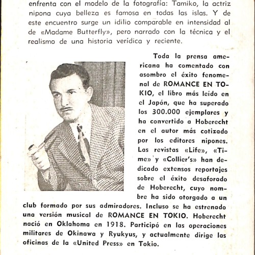 Romance en Tokio, Earnest Hoberecht