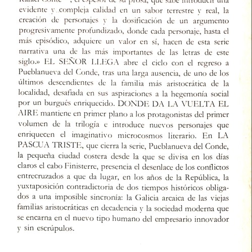 Los gozos y las sombras. III. La Pascua triste, Gonzalo Torrente Ballester