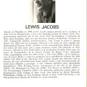 La azarosa historia del cine americano. Volumen I, Lewis Jacobs