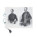 Litografías retrato militar