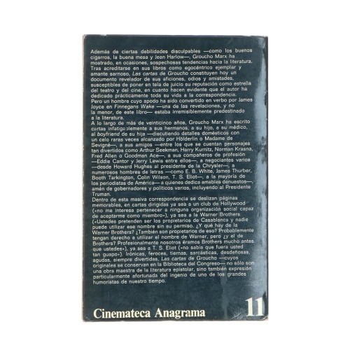 Libro Las cartas de Groucho Marx