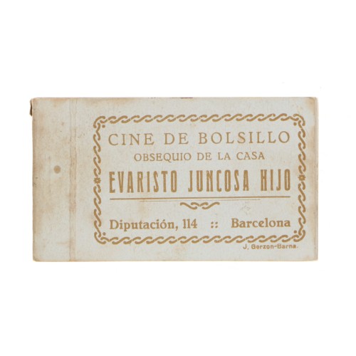 Flipbook Cine de bolsillo Evaristo Juncosa Hijo - Boxeo