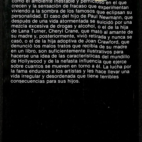 Libro La tragedia de los hijos de Hollywood