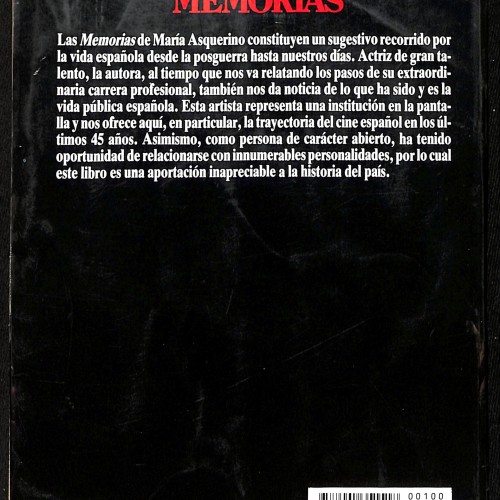 Libro Memorias
