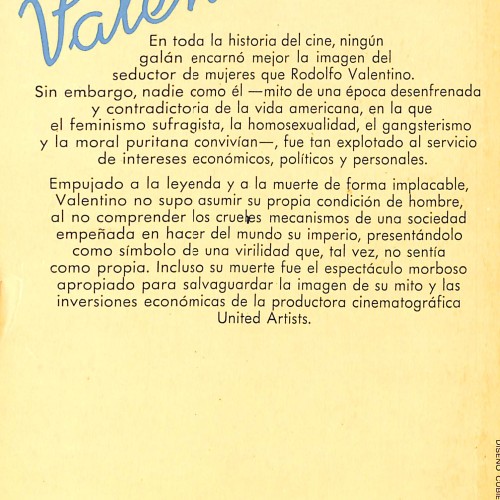 Libro: Valentino: La Seducción Manipulada