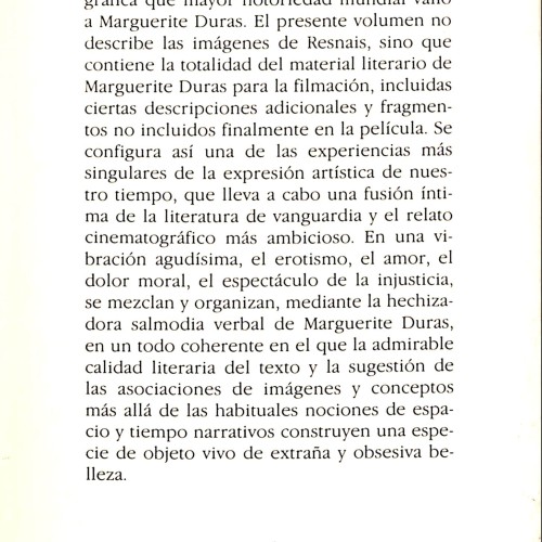 Libro:  Hiroshima mon amour