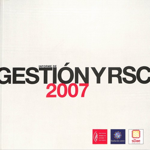 Libro: Informe de Gestión y Responsabilidad Social Corporativa 2007