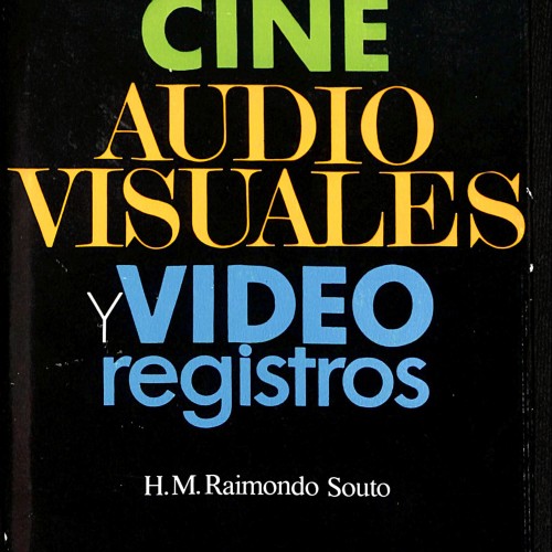 Libro  Manual de cine, audiovisuales y videoregistros