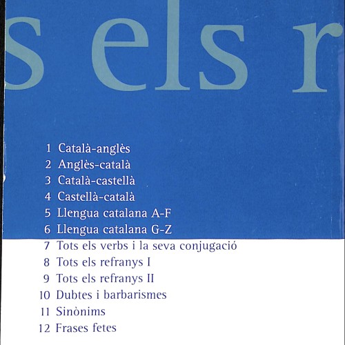 Libro  de referencia: Tots els refranys II