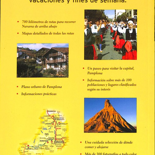 Libro Las mejores rutas por Navarra en coche