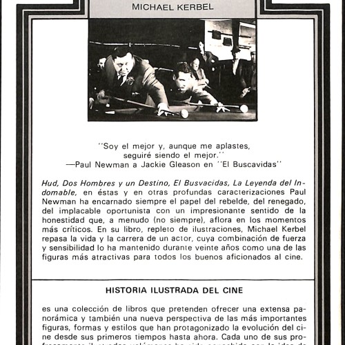 Libro :Paul Newman – Historia Ilustrada del Cine (