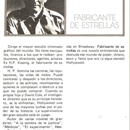Libro “Fabricante de Estrellas”