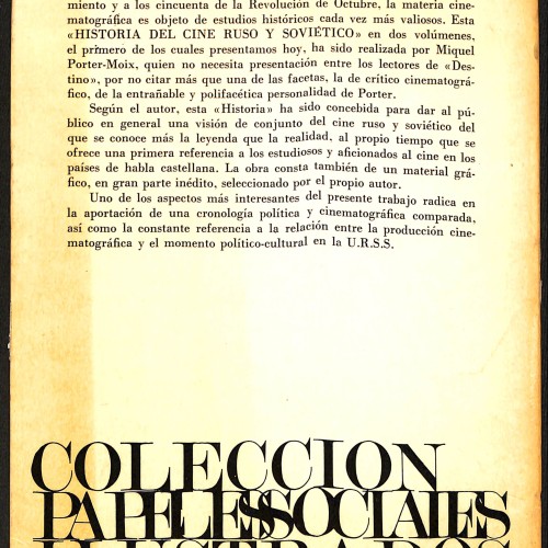 Libro “Historia del cine ruso y soviético” — Miquel Porter-Moix