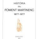 Libro  Història del Foment Martinenc
