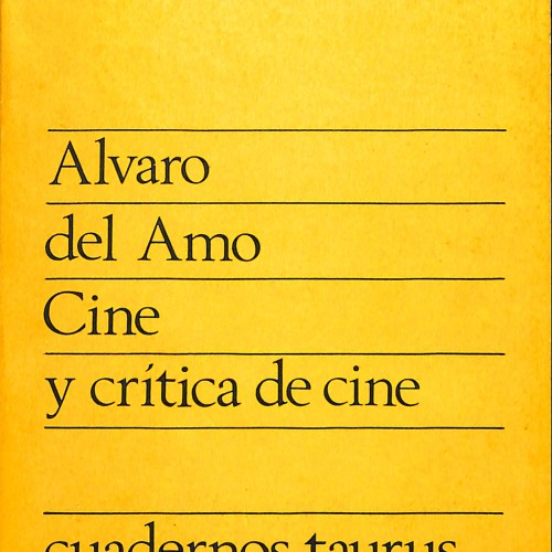 Libro: Cine y crítica de cine