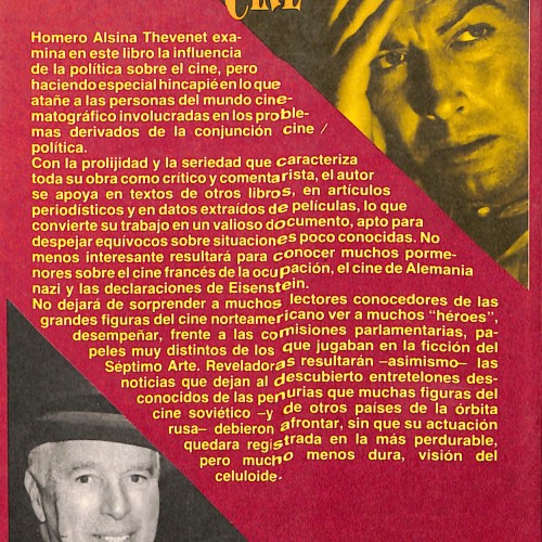 Libro: Listas negras en el cine — Homero Alsina Thevenet**