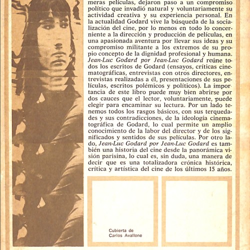 Libro:  Jean-Luc Godard por Jean-Luc Godard**