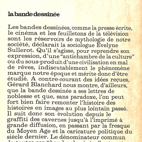 Libro:  La bande dessinée : histoire des histoires en images de la préhistoire à nos jours**