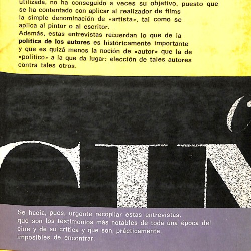 Libro: La Política de los Autores