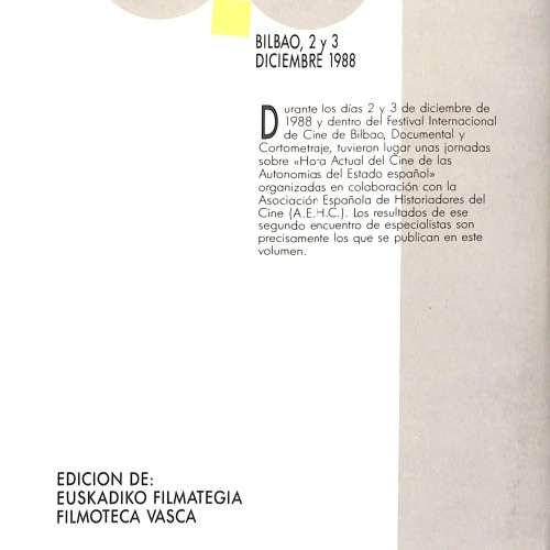 Libro:Hora actual del cine de las autonomías del Estado español