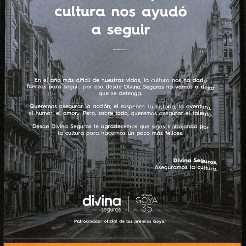 Libro: Especial Academia de Cine — Premios Goya 2021