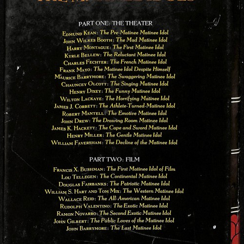 Libro: The Matinee Idols