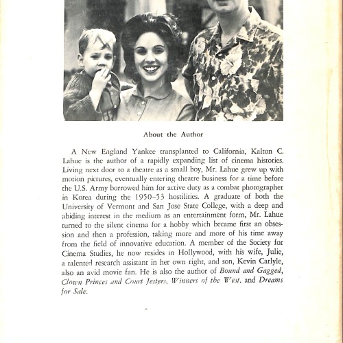 Libro;  Ladies in Distress – Kalton C. Lahue (A. S. Barnes & Company / Thomas Yoseloff Ltd.)