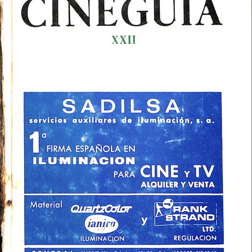 Libro; Cineguía – XXII