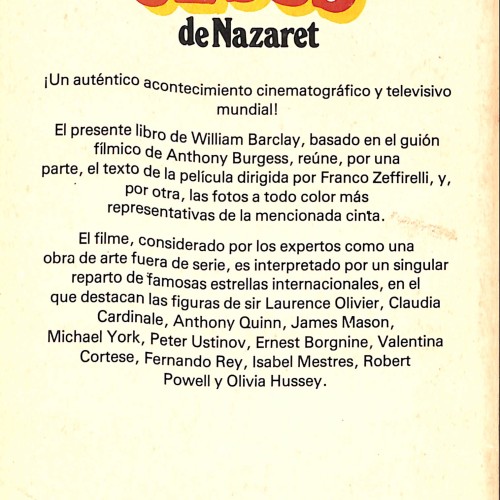 Libro; Jesús de Nazaret