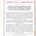 Libro;  El cinema de 8 m/m. De la toma de vistas a la proyección