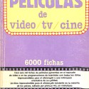 Libro;  Todas las películas de vídeo / tv / cine – 6000 fichas