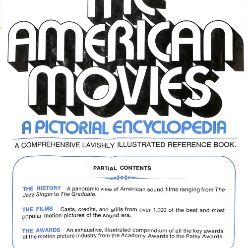 Libro; The American Movies: A Pictorial Encyclopedia