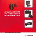 Libro; catálogo oficial de la 6ª Subasta Especial de Colección SONIMAGFOTO 2001,