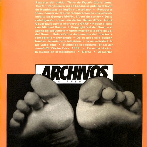 Libro; ARCHIVOS DE LA FILMOTECA – Nº 13 (Otoño 1992)