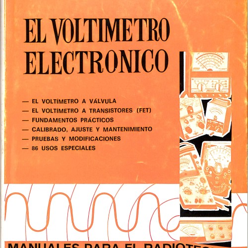 Libro;  El voltímetro electrónico – J. Aliaga Arque