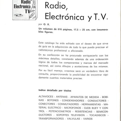 Libro; EL COMPROBADOR UNIVERSAL O TESTER