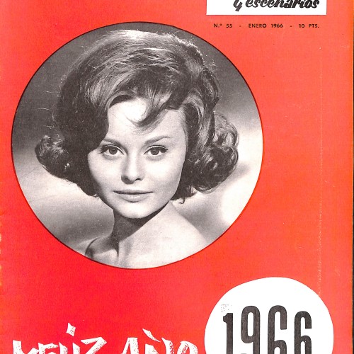 Libro; Revista Pantallas y Escenarios – Nº 55, enero 1966 (Feliz Año 1966)