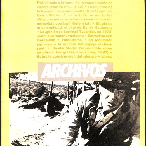 Libro; ARCHIVOS DE LA FILMOTECA