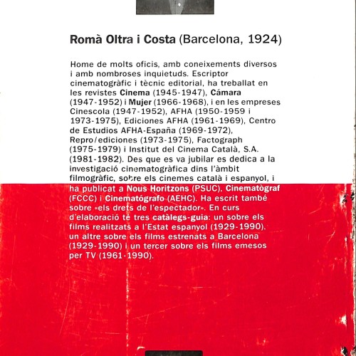 Libro:  SEIXANTA ANYS DE CINEMA CATALÀ (1930-1990) – Vol. 1