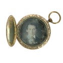 Colgante con Daguerrotipo retrato hombre