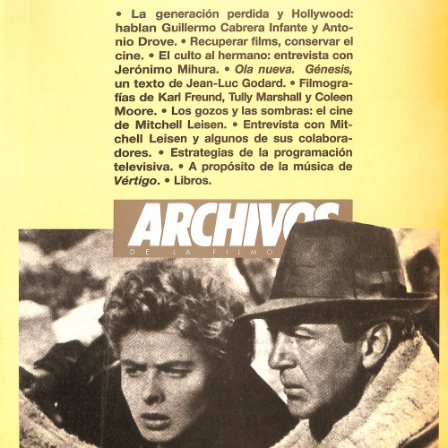 Libro: Revista Archivos de la Filmoteca – Número 9