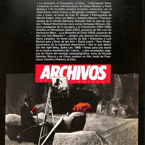 Libro: ARCHIVOS DE LA FILMOTECA – Nº 8